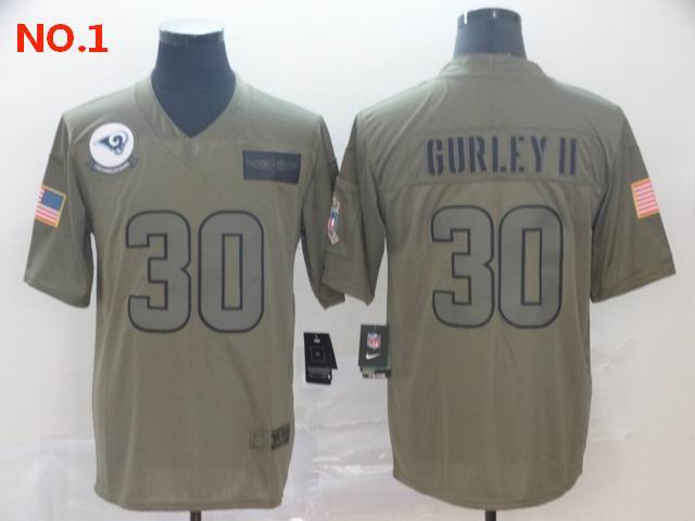 Men's Los Angeles Rams #30 Todd Gurley Jerseys-9